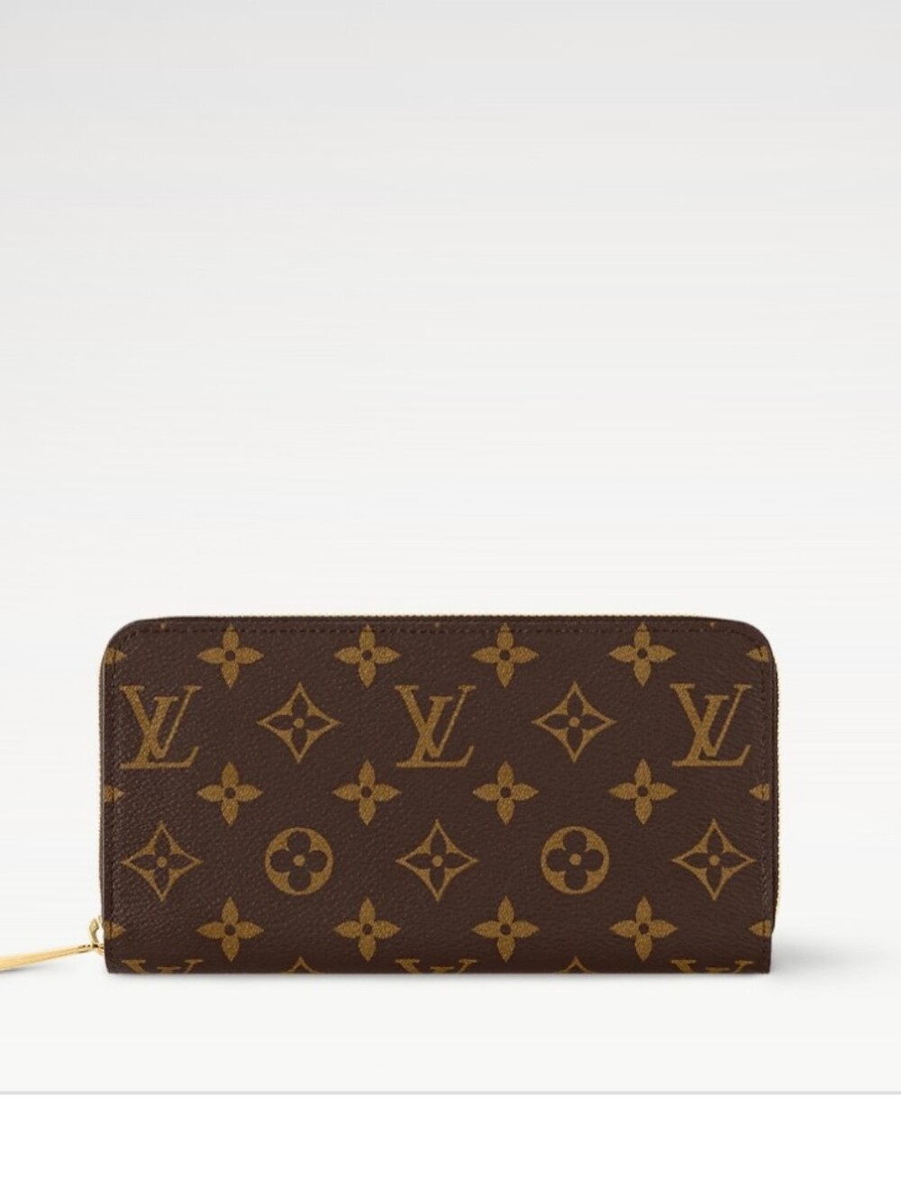 Brand Unknown zippy monogram wallet